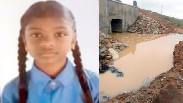 ರೈಲ್ವೆ ಟರ್ಮಿನಲ್ ನಿರ್ಮಾಣಕ್ಕಾಗಿ ತೆಗೆದಿದ್ದ ಗುಂಡಿಗೆ ಬಿದ್ದು ಬಾಲಕಿ ನಿಧನ