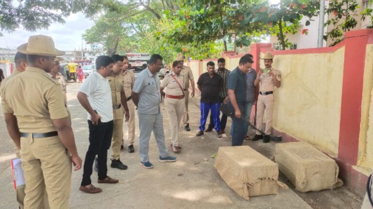 ಶಿವಮೊಗ್ಗ ರೈಲು ನಿಲ್ದಾಣದಲ್ಲಿ ಅನಾಮಧೇಯ ಬಾಕ್ಸ್ ಪತ್ತೆ